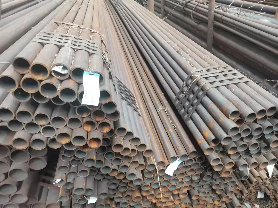 S355jr Heat Exchangers and Condensers ASTM SA179 S400 Black Coating Alloy Seamless Steel Pipe Wholesale DN200 Std Q355 Cold Drawn Low-Carbon Steel Pipes