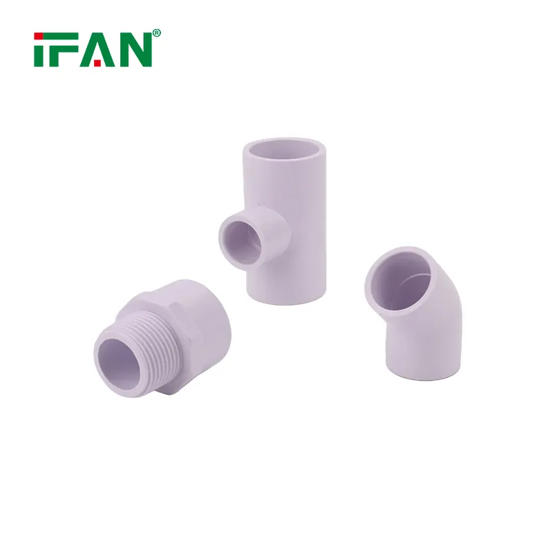 Ifan DIN 8079/8080 High Standard Pipe PVC Fittings ASTM2846 20-25mm PVC Pipe and Fittings