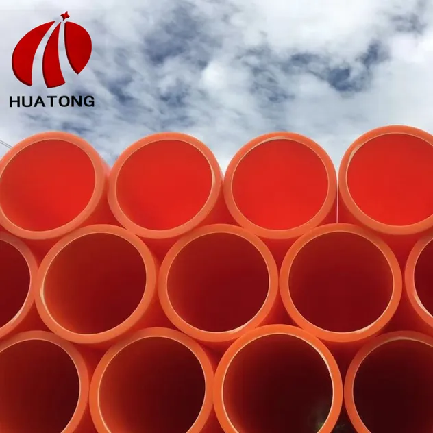 High-Performance Orange DN100 Mpp Pipe for Hygienic Performance in Industry