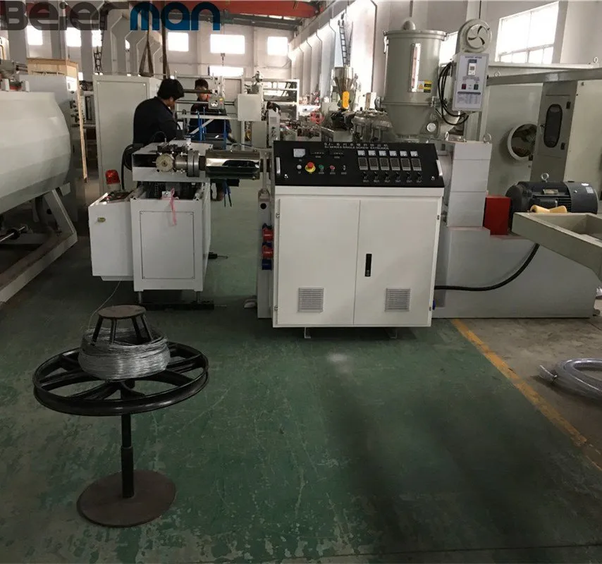 PP PE PVC Corrugated Pipe Making Machine Produce Single Wall Corrugated Pipe