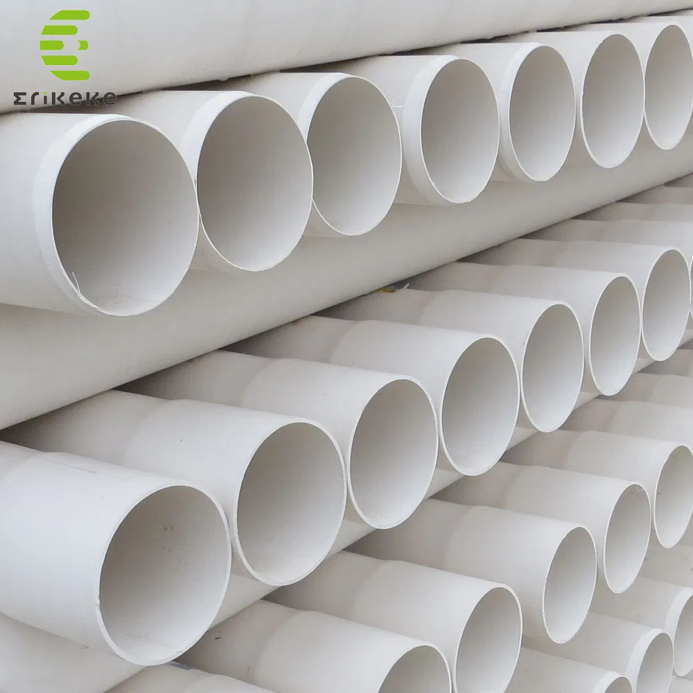 Factory Direct Sale Bell End Water Supply Food Grade Water Well PVC Casing Tubes White Color 6 Inch 
