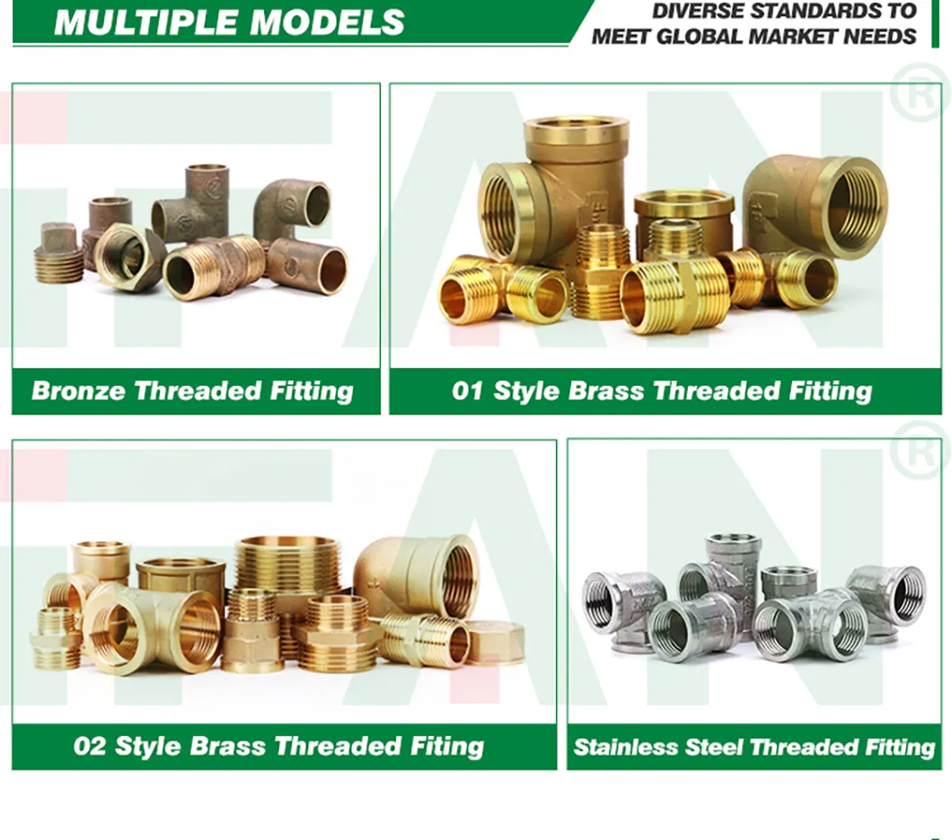 Ifan High Quality Brass Plumbing Fittings Cw617n Brass Fittings Nipple Coupling Brass Pipe Fitting