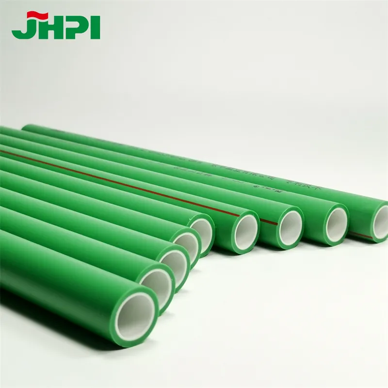 CE Certified Green PPR/PVC/PE Hot and Cold Water Pipes for Household Building Urban Water Supply