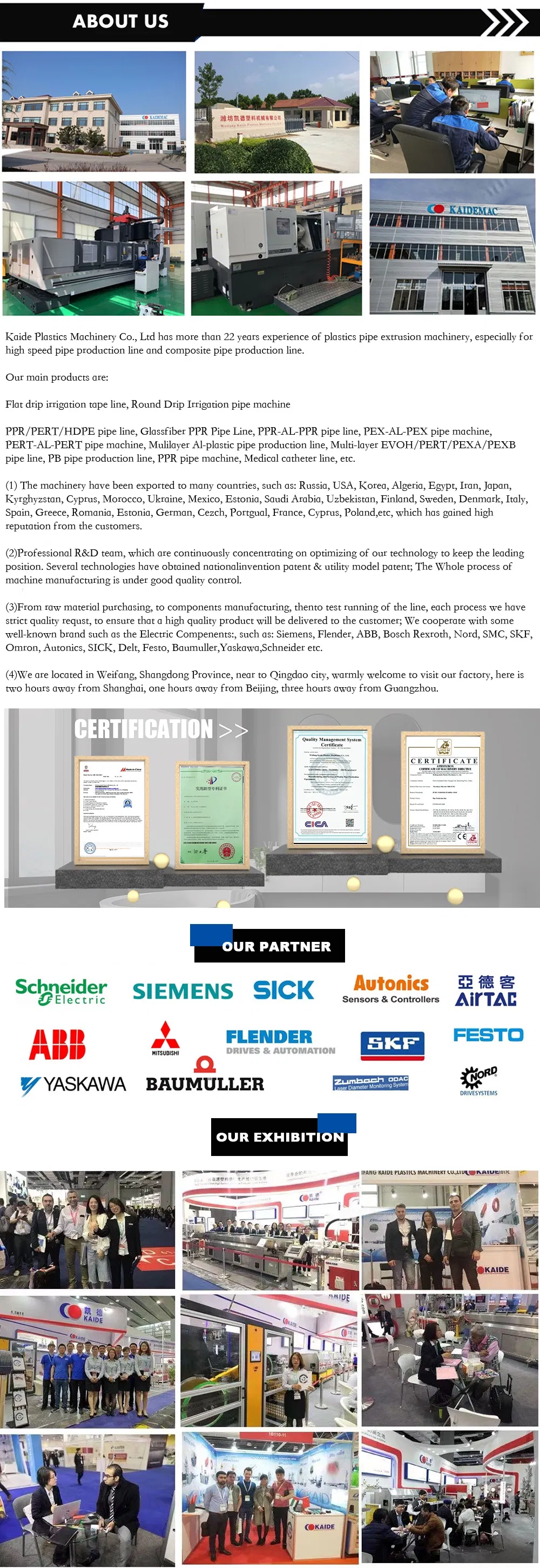 PP Silent Drainage Pipe Production Line/Extruder Machine/Plastic Extruder/Making Machine