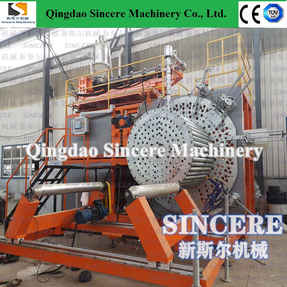 HDPE/PP Hollow Double Wall Spiral Winding Pipe Extrusion Production Machine DN2200 DN3000 DN4000