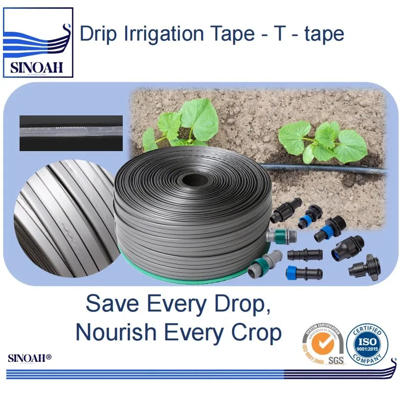 16-20mm T-Tape Watering Tube PVC PP Drip Irrigation System Kits for Greenhouse