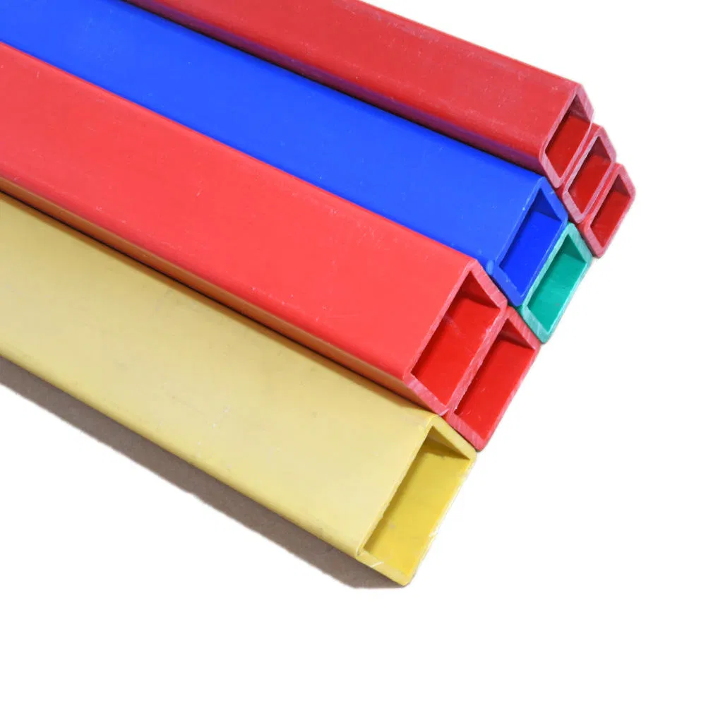 Customizable 19X19 Plastic Square Tubes Durable Straight Type with Smooth Surface