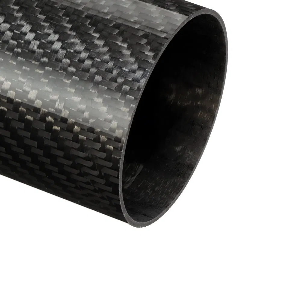 Super Light Weight 3K Carbon Fiber Tube 40 50 60 70 80 Large Diameter Carbon Pipes for Arrow Shaft