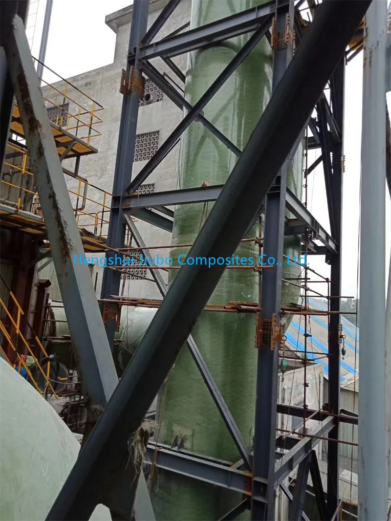 FRP Desulfurization Pipes Fgd Tubes for Coal-Fired Power Plant