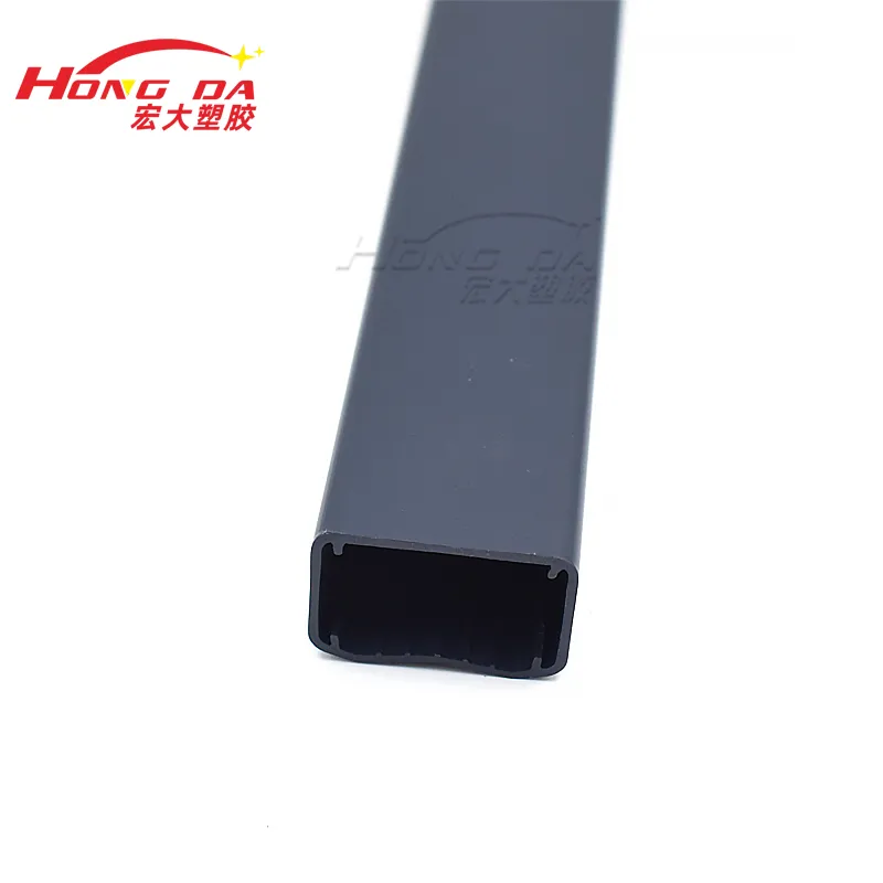 Customized Environmental Protection Flame Retardant PVC; ABS; PP; PE Plastic Extruded Square Pipe an