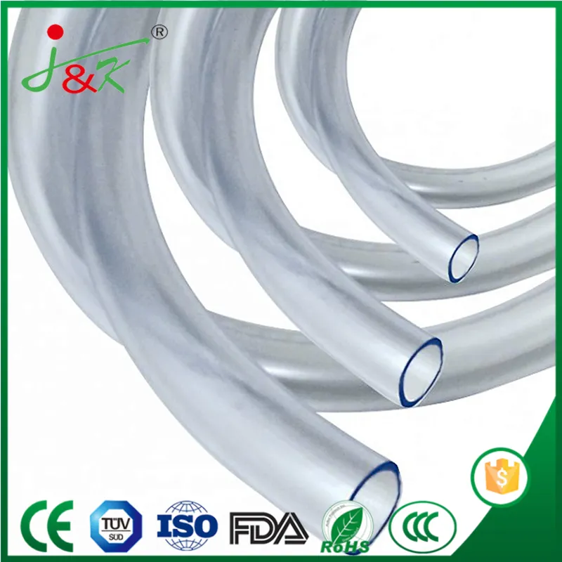 Soft Flexible Transparent Plastic Pipe PVC Clear Water Level Fluid Hose Tubing