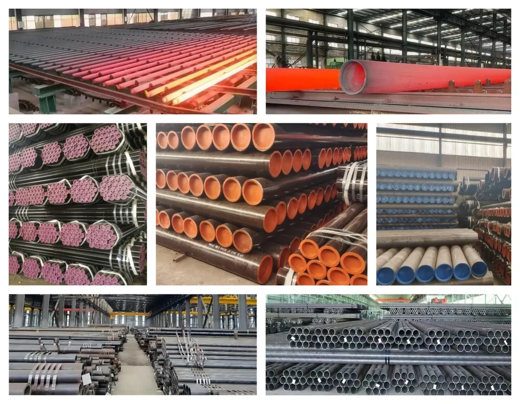 Spiral Seamless Carbon Steel Pipe Natural Gas and Oil Pipeline Price