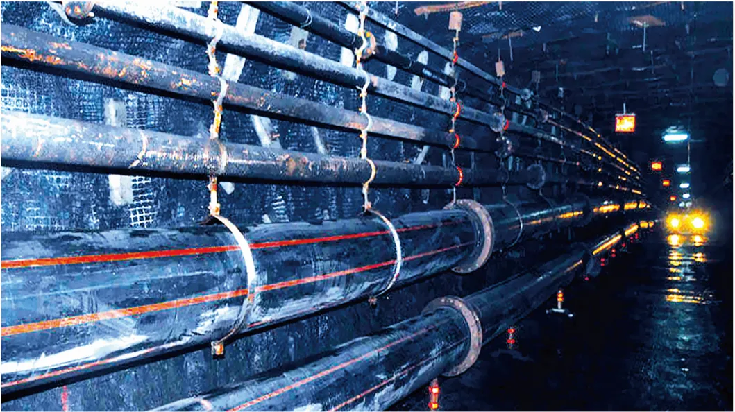 Conductive HDPE Pipe with Copper-Coated Steel Wire Reinforcement for Coal Mine Explosive Atmospheres, Anti-Static Pressure-Resistant Mining Pipeline DN20-1600