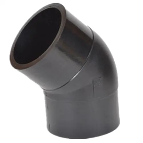 High Quality DIN Standard SDR13.6 SDR17 Plastic PE Pipe End Fitting HDPE Butt Fusion Pipe Fitting HD