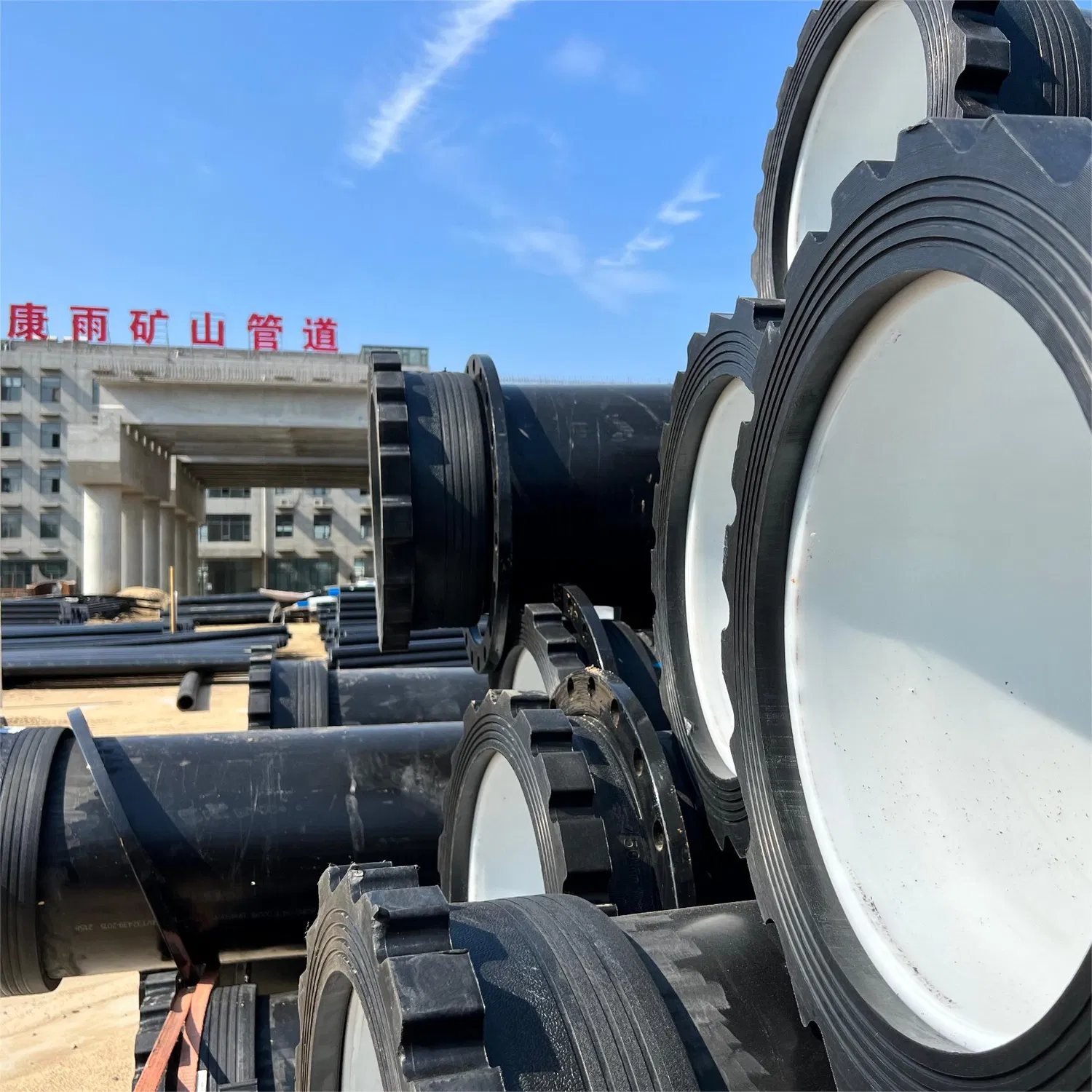 HDPE Steel Wire Reinforced Thermoplastic Mineral Pipe Pipeline for Mine Tailing Diggings