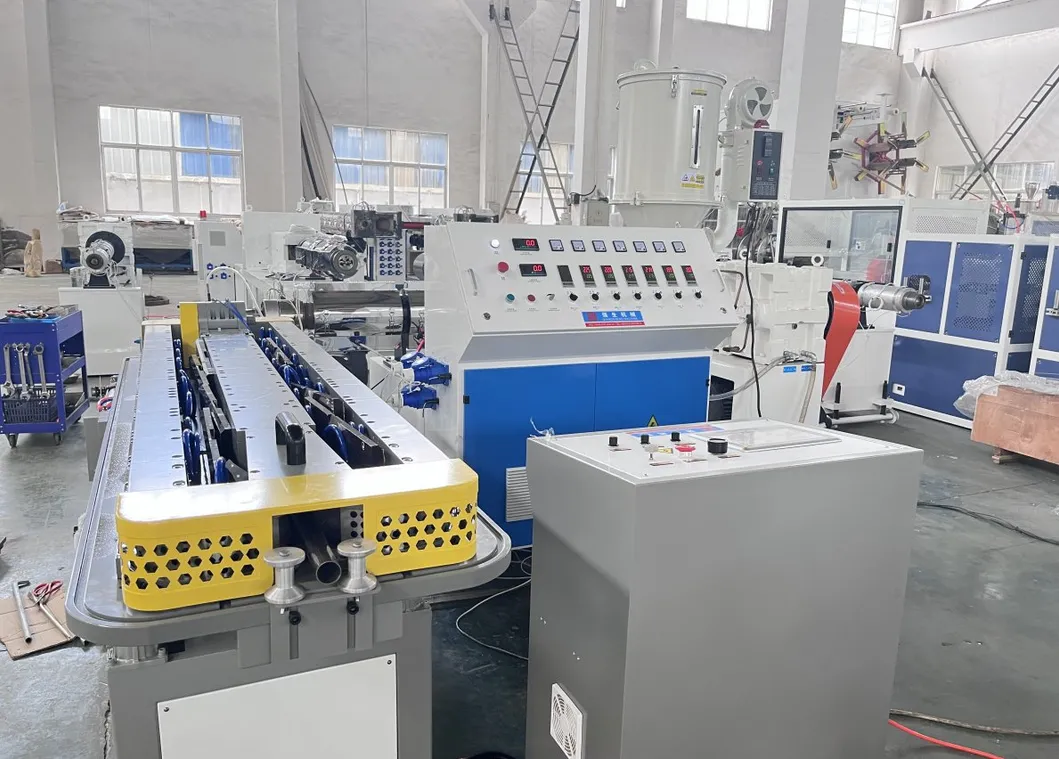 PVC PE PP High Speed Single Wall Corrugated Pipe Machine Electrical Conduit Pipe Making Machine