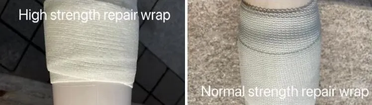 High-Strength Fiberglass Reinforced Pipe Repair Tape Fast Curing to Repair Pipelines