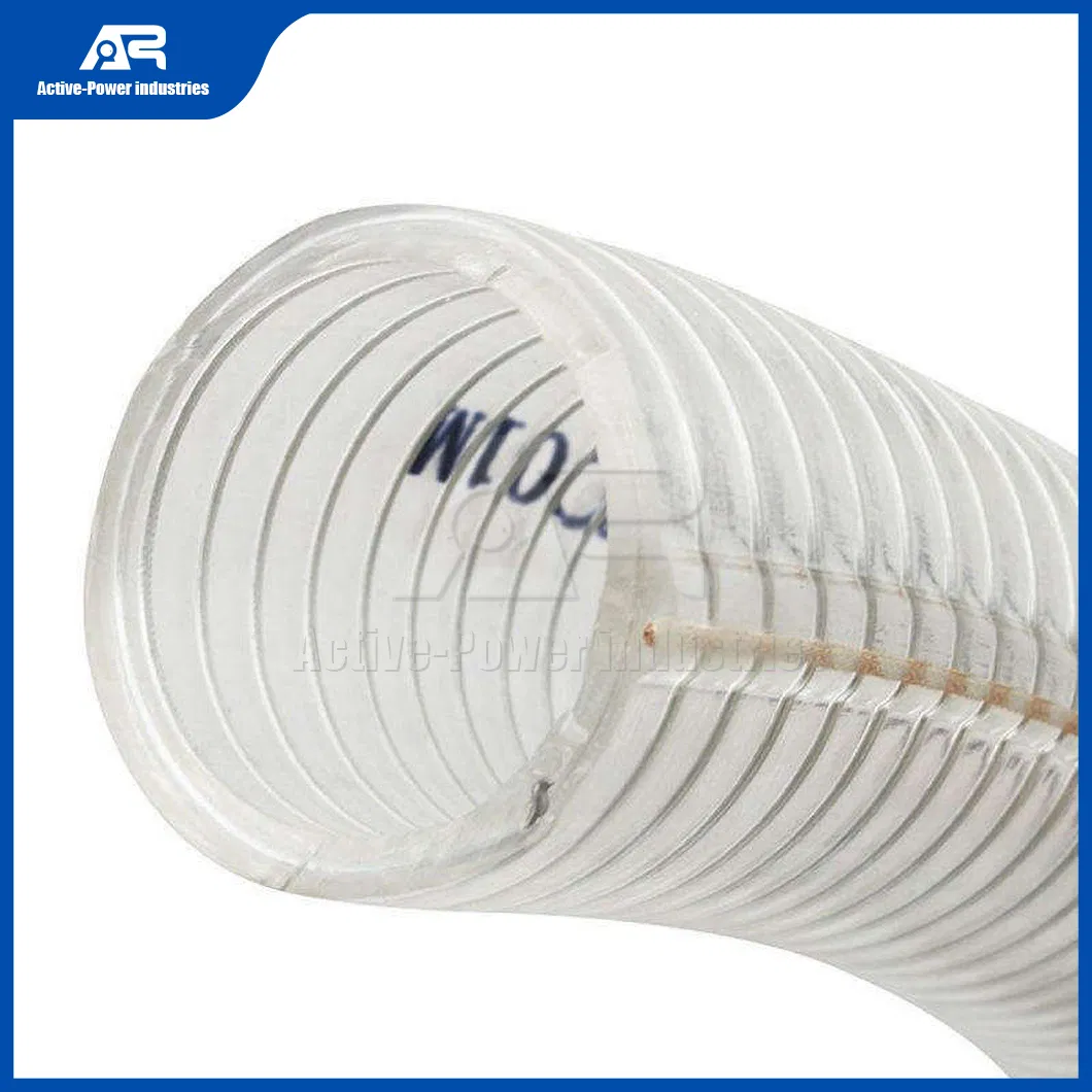 Tube Pipe Hose Manufacturers Food Grade PVC Steel Wire Reinforced Hose China Food Grade Heavy Duty P
