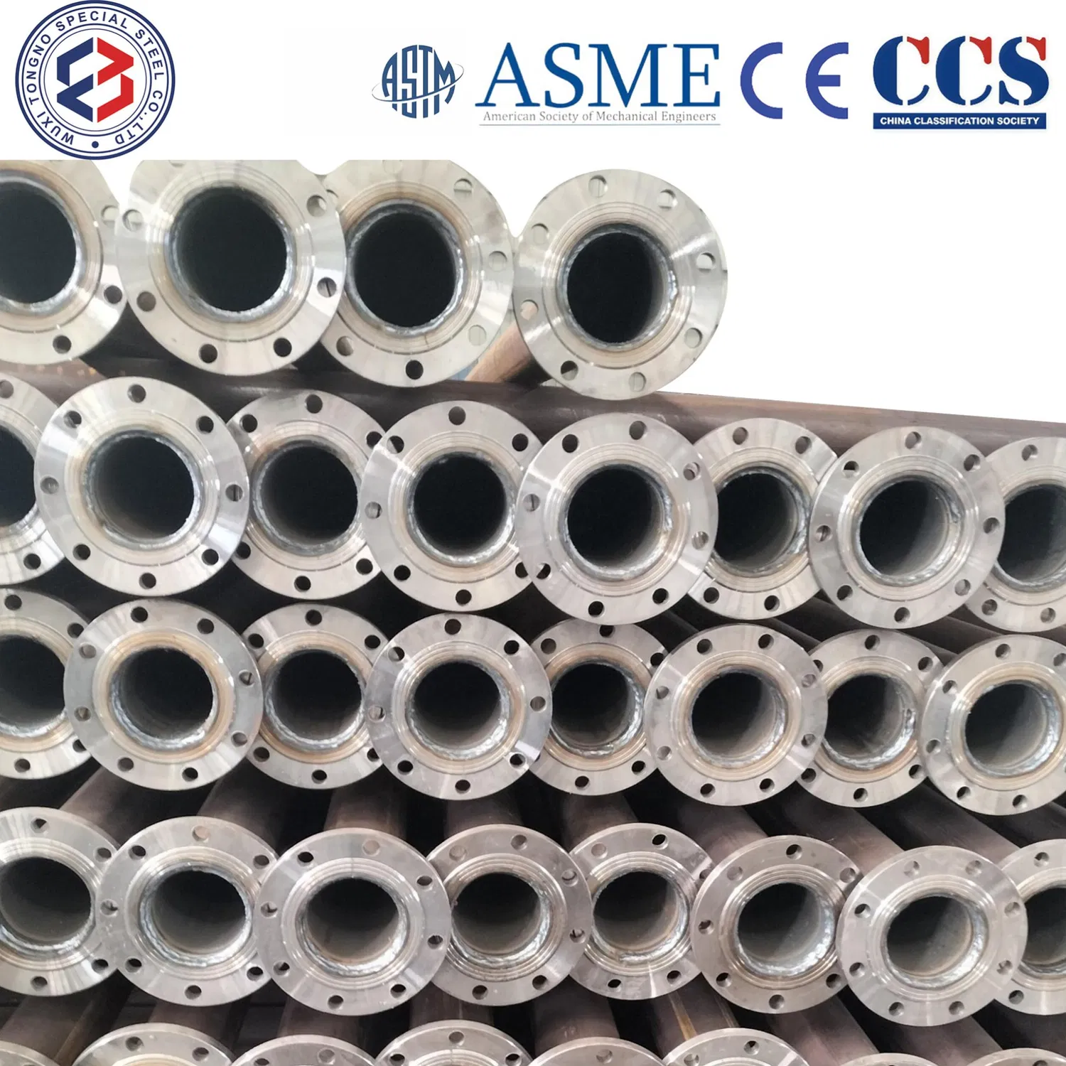 Durable Flange Pipe Fittings ASME SA312 and En10216-5 a/SA106 Gr. B, P195gh, P235gh, P265gh, St35.8,