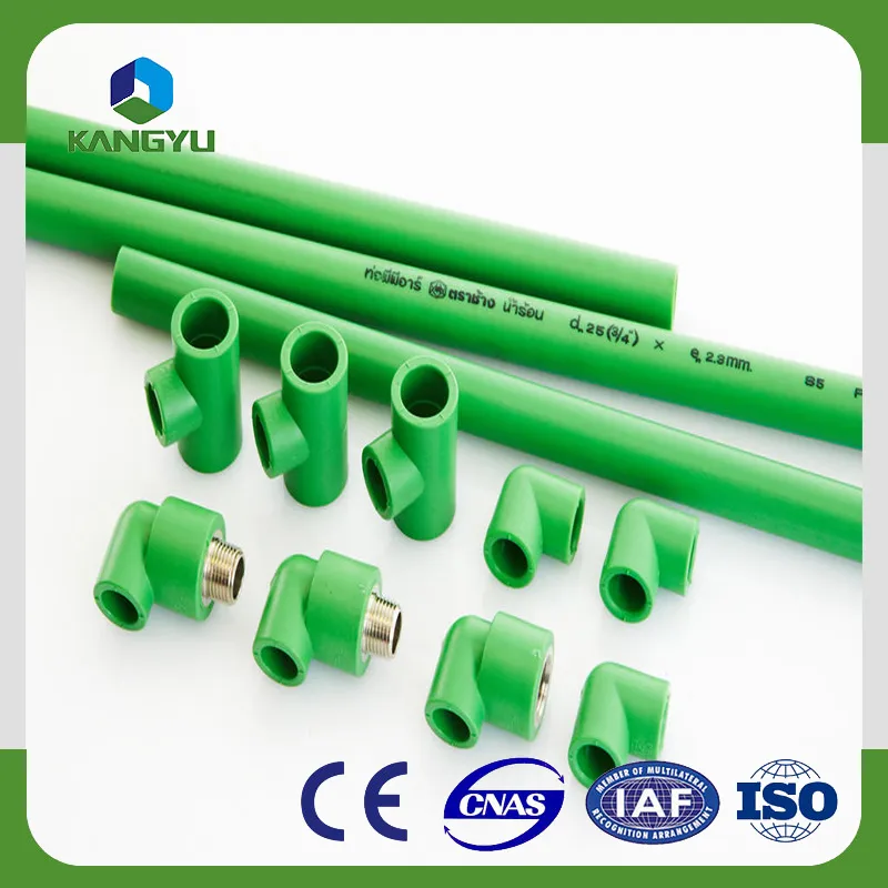All Types Plumbing Material Plastic PPR Fittings Union Elbow Tee PPR Pipe Fitting for Water Sup