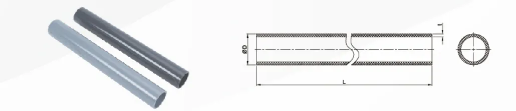 High-Temperature Resistant &amp; Pressure-Bearing CPVC Industrial Pipe