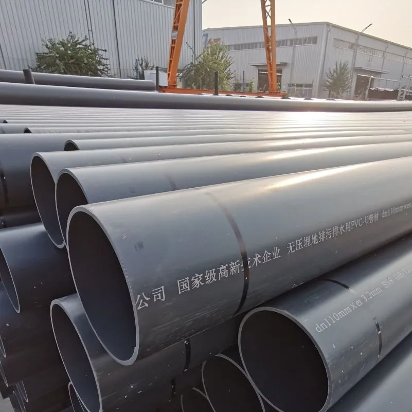 Lightweight and Durable PVC-M Water Supply Pipe ASTM Gray Stable Quality Water Supply in Industrial 