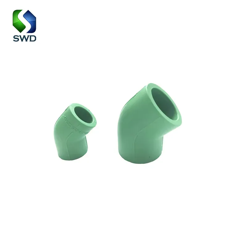 Swd Triple Connection Fitting for PPR Pipe 45° Elbow Fitting
