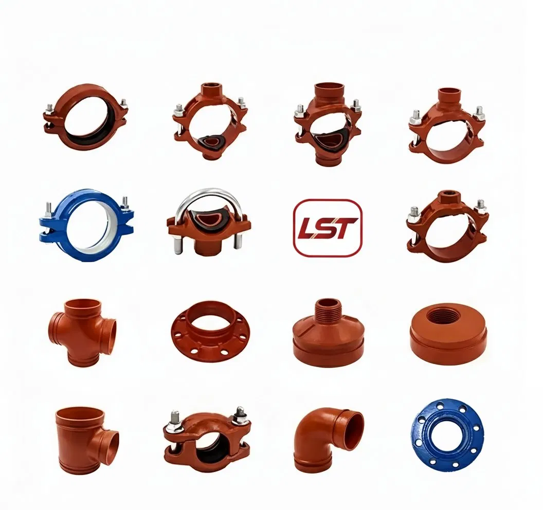 Lonstar Grooved Tee Pipe Fittings with Three Socket Quick Threaded Design for Swr Pipe Systems Plumb