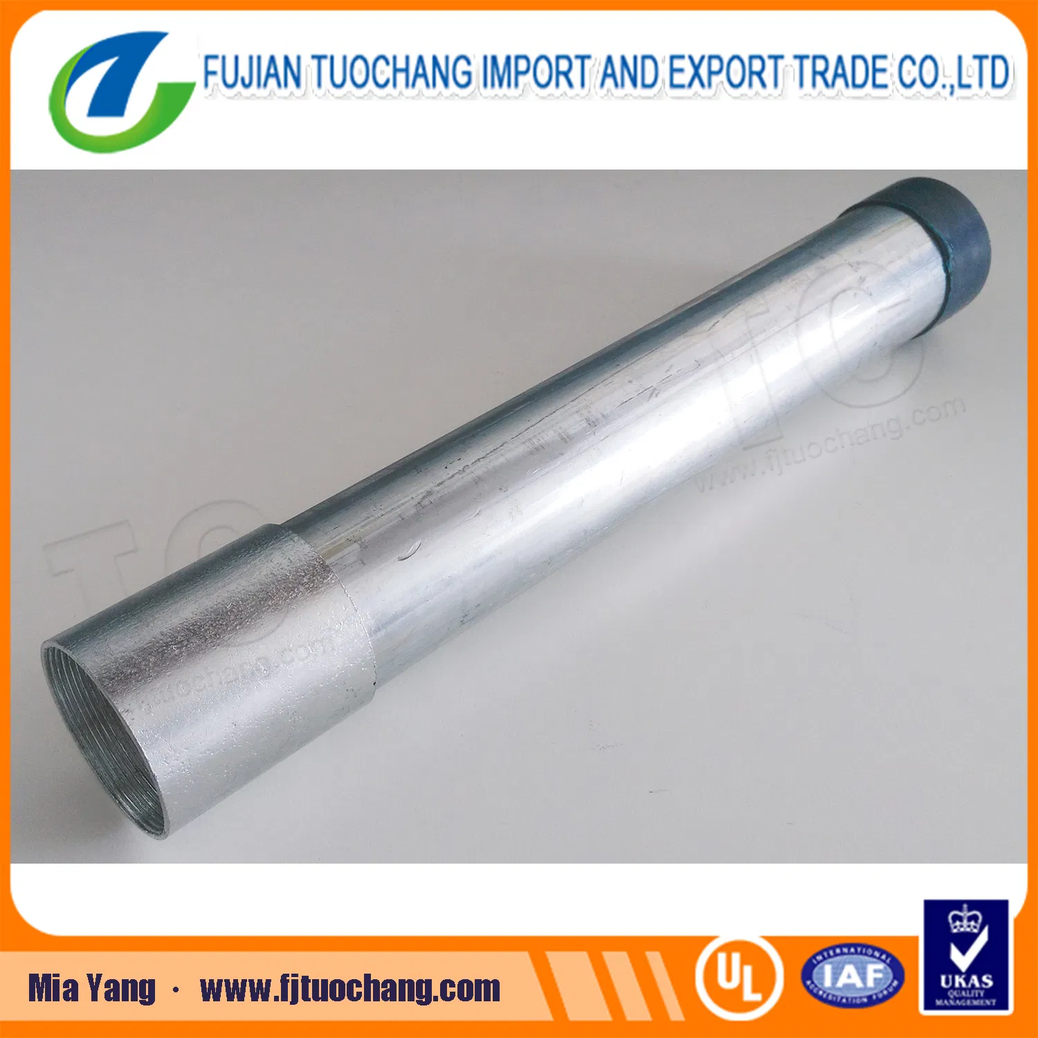 Galvanized Steel Conduit for Protect Electric Wire