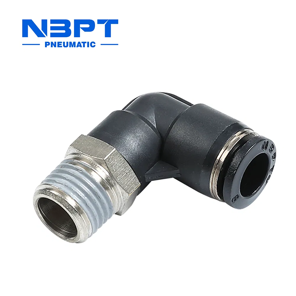 Durable Pl Male Elbow Pneumatic Connectors for Efficient Flow Durable Pl Male Elbow Pneumatic Connectors for Efficient Flow