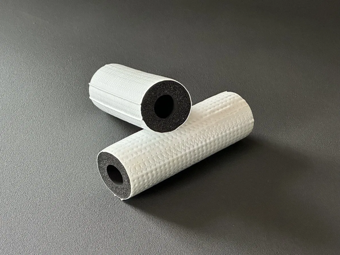 Class 1 NBR Insulation Rubber Foam Pipe - PVC-Coated for HVAC Copper Pipes & Electrical Insulati