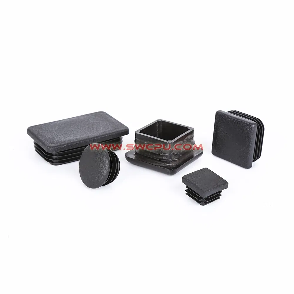 Professional Custom Different Colors Plastic Square/Rectangular Tube Threaded Inserts and Chair Legs
