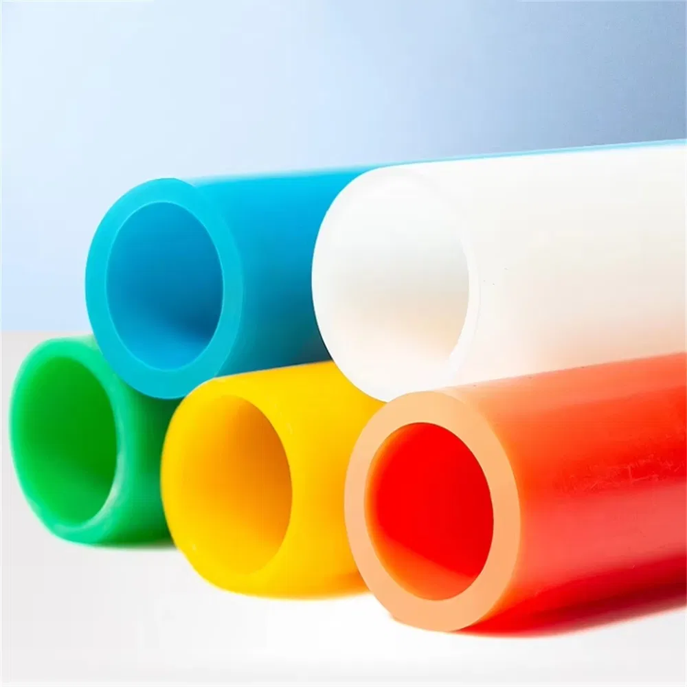 Customized Durable UHMWPE Plastic Tubes Square POM Pipe Moulded Nylon Square Pipe Tpfe Round Tube