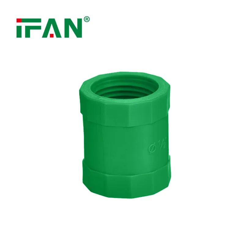 Ifan High Quality PVC Pipe Fittings Green 1/2-2'' Plastic Threaded Socket Fittings