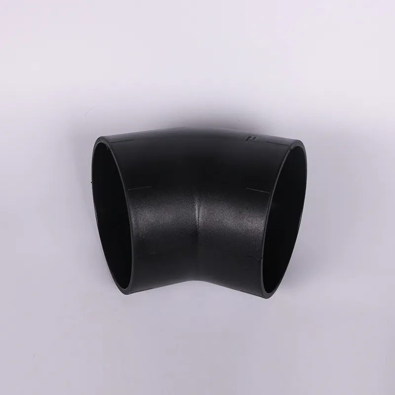 45 Degree Elbow UPVC Pipe Connector Grey PVC Fitting with Smooth Surface Plastic Bushing Casting Tec