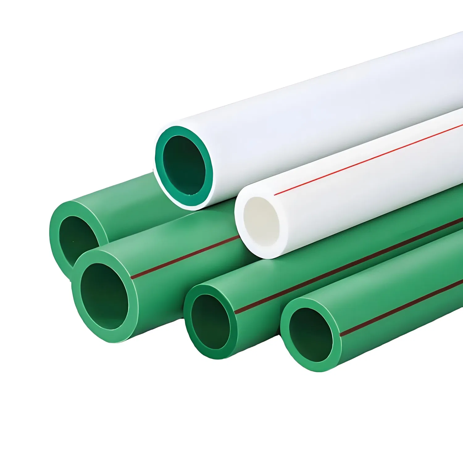 Plastic Products PVC/CPVC/UPVC/HDPE/Mpp/PPR Plastic Pipes and Fittings PPR Hot/Cold Water Pipe with 