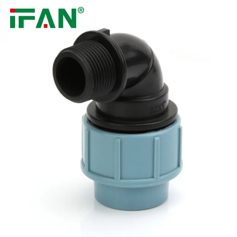 Ifan High Quality Water Supply PP Compression Fittings 20-110mm PE Fittings Irrigation HDPE Pipe Fit