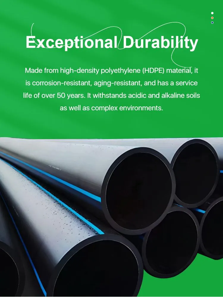 Corrugated Design 200mm PVC Stormwater Pipe