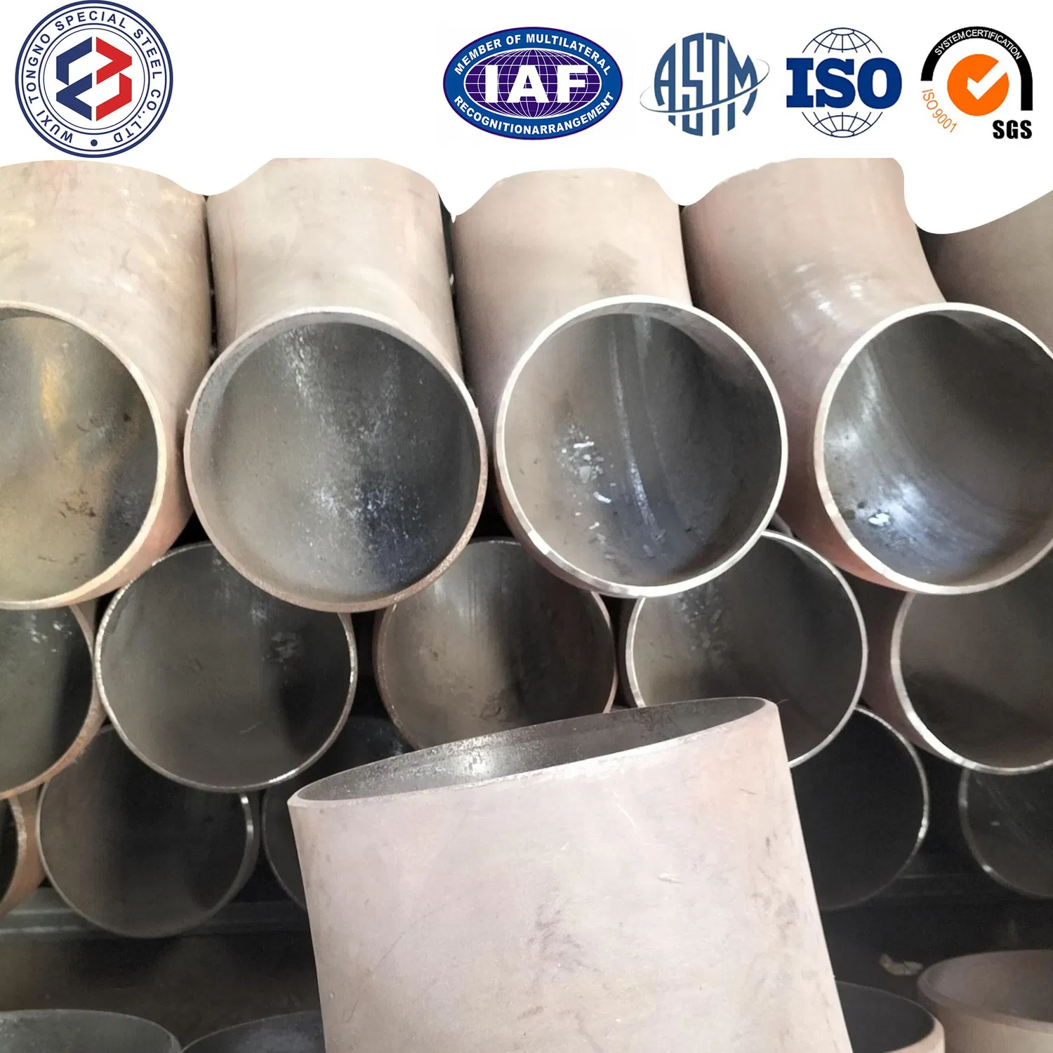ASME/ASTM a/SA33, En10216-5, ASME SA312 ASME-B16.9-Compliant Pipe Fittings Seamless Steel Elbow T1/P
