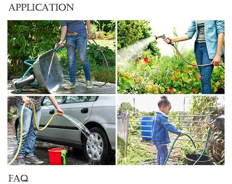 1/2" 12mm Flexible Water PVC Knitted Garden Hose Pipe for Gardening Watering