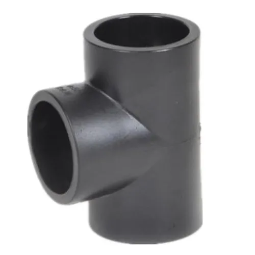 High Quality DIN Standard SDR11 Plastic Plumbing Pipe Fitting PE Pipe and Fittings HDPE Tee Pipe Fit
