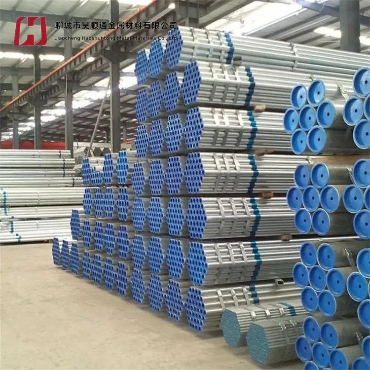 Hot-Dipped Galvanized Steel Pipe ASTM A53 Gr. B Sch40 6m Length for Oil Drill Pipelines Bending/Cutt
