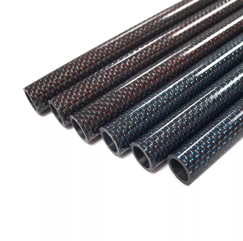 Carbon Fiber Thread Tube Roll Wrapped Epoxy Resin High Quality