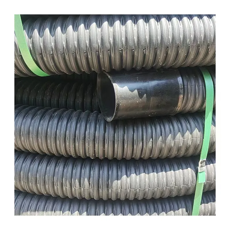 HDPE AG Pipe, AG Line Draincoil Slotted Agricultural Line with Sock