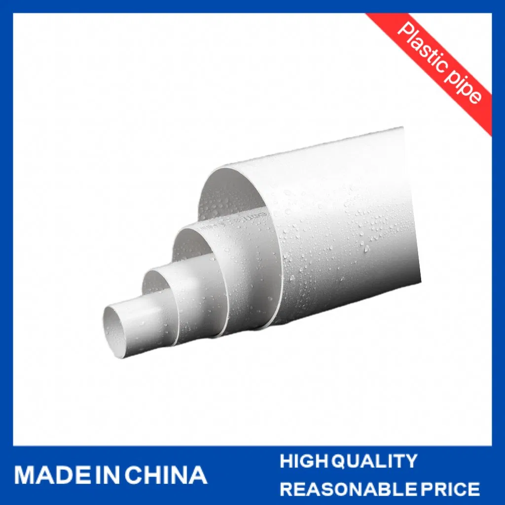 PVC Plumbing Pipe for Waste Sewer Drainage Custom Cutting and Moulding Processing Service