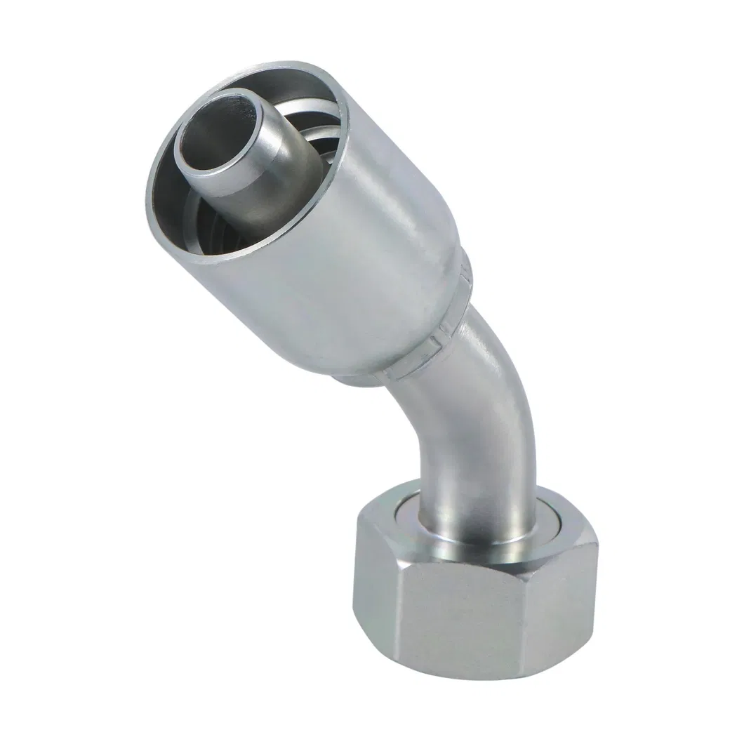 Carbon Steel Stainless Fitting Integrated Jic Pipe Adapter Tube End Joint Parker Hydraulic Hose Nipple Fittings