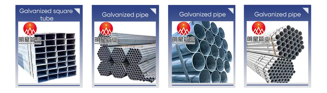 Hot-DIP Galvanized Low-Carbon Steel Q235 Q345 ASTM A106 Seamless Welded Anti-Corrosion Steel Pipe