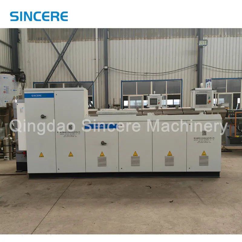 Plastic HDPE Double Hollow Wall Spirl Winding Corrugated Pipe Extruder Machine