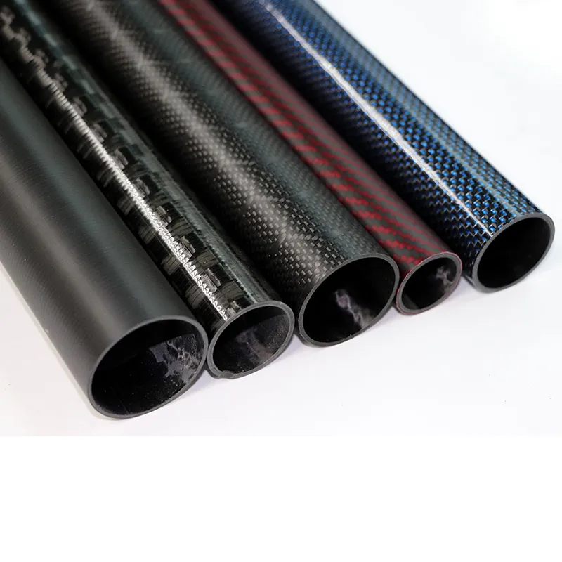 Carbon Fiber Pipe Tube 2mm 1mm 0.5mm Thin Wall High Quality