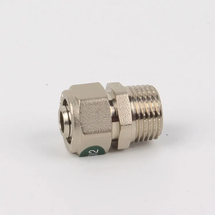 Male Coupling Brass Compression Fittings for Pex-Al-Pex Pipe